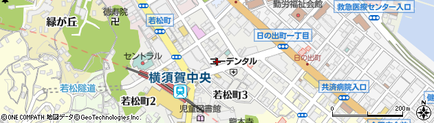 ブランド横須賀周辺の地図