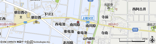愛知県一宮市上祖父江南川原32周辺の地図