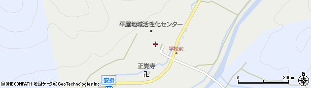 京都府南丹市美山町安掛（上ノ山）周辺の地図
