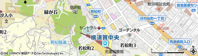 横浜銀行横須賀支店周辺の地図