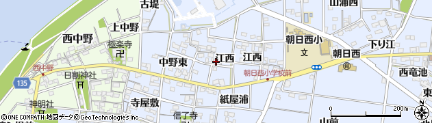 愛知県一宮市上祖父江中野東5周辺の地図