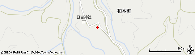 京都府綾部市和木町樋ノ口34周辺の地図