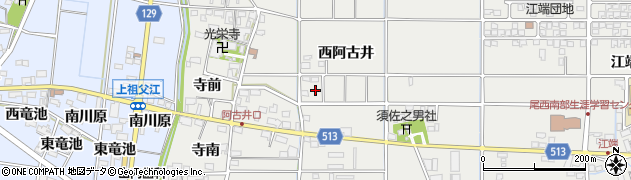 愛知県一宮市明地西阿古井199周辺の地図