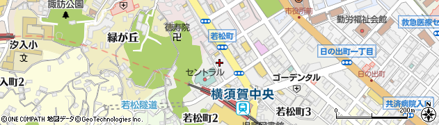 ダーツ＆ビリヤードプリィモア　横須賀中央店周辺の地図