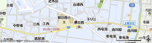 愛知県一宮市上祖父江（高須賀）周辺の地図