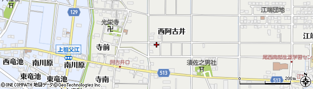 愛知県一宮市明地西阿古井200周辺の地図