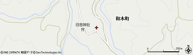 京都府綾部市和木町樋ノ口周辺の地図