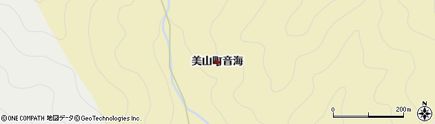 京都府南丹市美山町音海周辺の地図