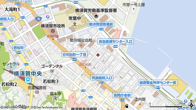 〒238-0006 神奈川県横須賀市日の出町の地図