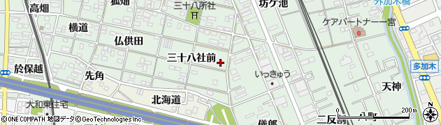 愛知県一宮市大和町妙興寺三十八社前31周辺の地図