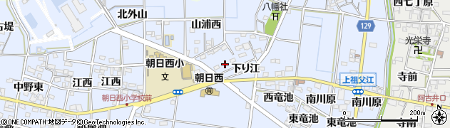 愛知県一宮市上祖父江（吹上）周辺の地図
