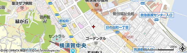 オリックスレンタカー横須賀中央駅前店周辺の地図