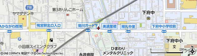 神奈川県小田原市矢作25周辺の地図