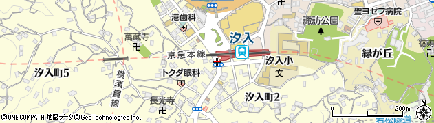 汐入駅周辺の地図