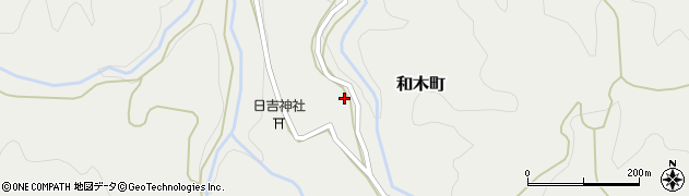 京都府綾部市和木町樋ノ口22周辺の地図