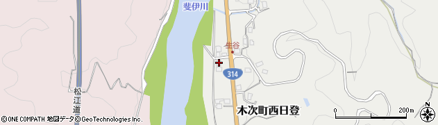 島根県雲南市木次町西日登167周辺の地図