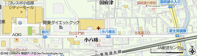 神奈川県小田原市小八幡周辺の地図