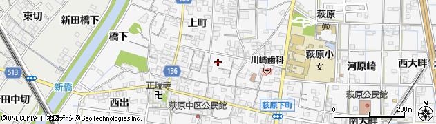 愛知県一宮市萩原町萩原御茶屋1399周辺の地図