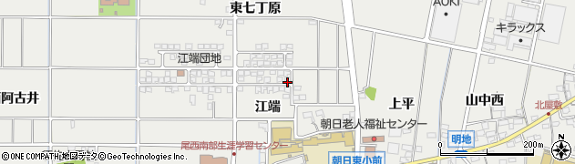 愛知県一宮市明地（中河原）周辺の地図