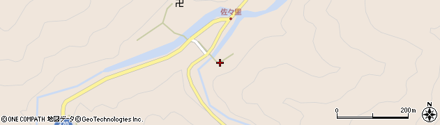 京都府南丹市美山町佐々里（池町）周辺の地図