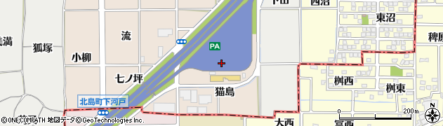 愛知県一宮市千秋町塩尻（猫島）周辺の地図