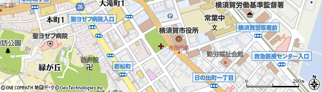 横須賀中央まちづくり株式会社周辺の地図