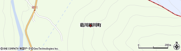 滋賀県大津市葛川細川町周辺の地図