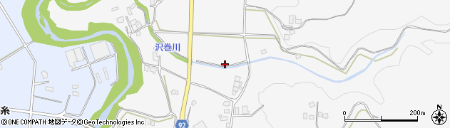 千葉県君津市糸川周辺の地図