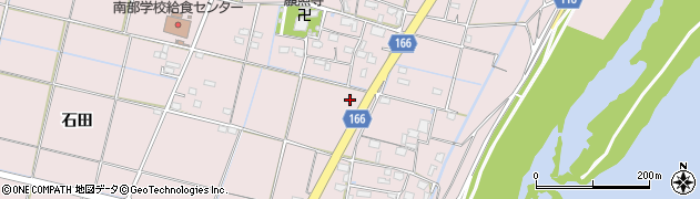 岐阜県羽島市下中町（石田）周辺の地図