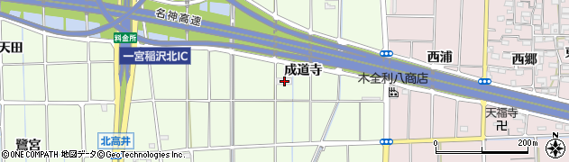愛知県一宮市大和町北高井七良井周辺の地図