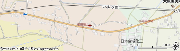 千葉県いすみ市引田208周辺の地図
