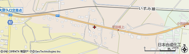 千葉県いすみ市引田97周辺の地図