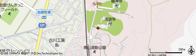 長林稲荷周辺の地図