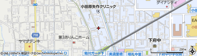 神奈川県小田原市矢作15周辺の地図
