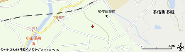 島根県出雲市多伎町小田高木周辺の地図