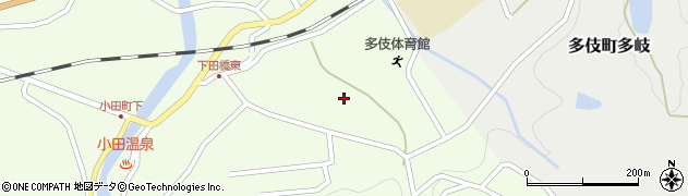 島根県出雲市多伎町小田（高木）周辺の地図