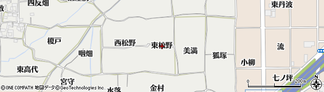 愛知県一宮市丹陽町重吉東松野周辺の地図