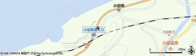島根県出雲市多伎町小田（町上）周辺の地図