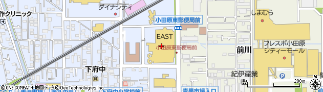 トータルビューティサロンキレイ・小田原ダイナシティ店周辺の地図