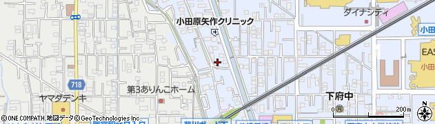 神奈川県小田原市矢作11周辺の地図