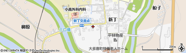 大越風呂店周辺の地図