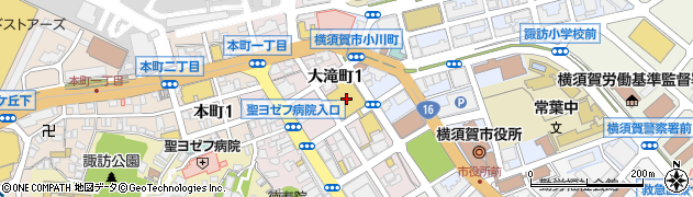 さいか屋横須賀店周辺の地図