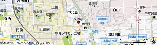 光昭寺周辺の地図