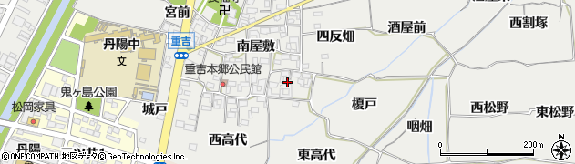 愛知県一宮市丹陽町重吉南屋敷306周辺の地図