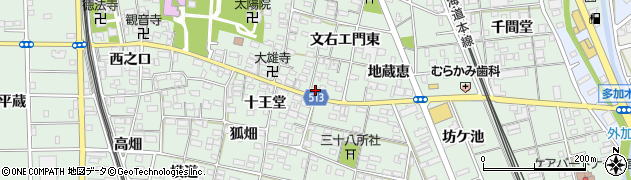 愛知県一宮市大和町妙興寺地蔵恵114周辺の地図