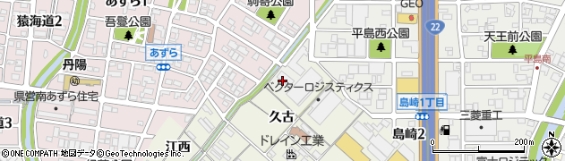 愛知県一宮市丹陽町吾鬘周辺の地図