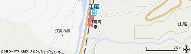 江尾郵便局 ＡＴＭ周辺の地図