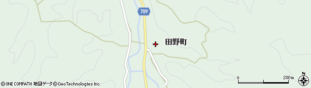 京都府綾部市田野町岡倉周辺の地図