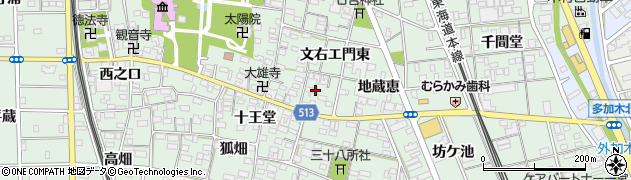 愛知県一宮市大和町妙興寺地蔵恵111周辺の地図