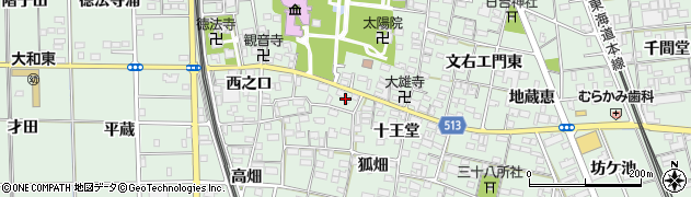 愛知県一宮市大和町妙興寺妙興寺境内2439周辺の地図